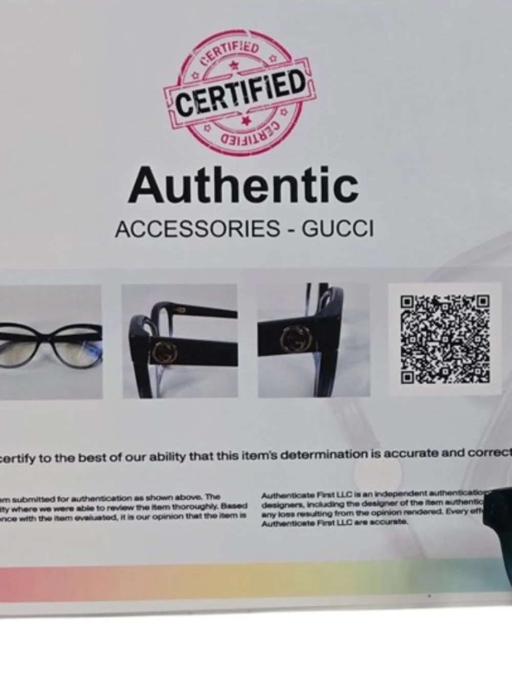 Gucci Prescription Green Purple Gradient Eyeglasses 52-16-140